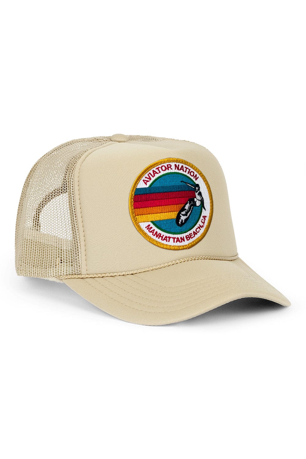 Retro AVIATOR NATION MANHATTAN BEACH TRUCKER HAT