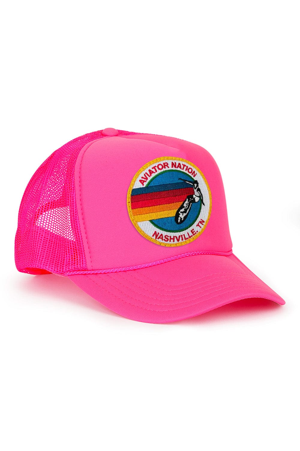 Retro AVIATOR NATION NASHVILLE VINTAGE LOW RISE TRUCKER HAT