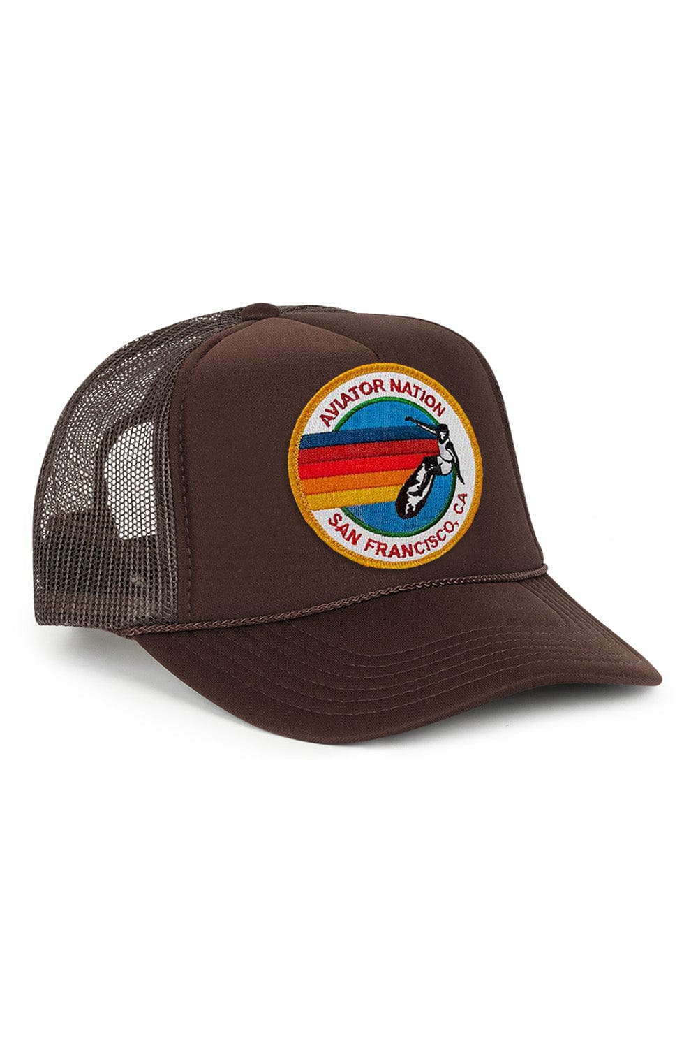 Retro AVIATOR NATION SAN FRANCISCO TRUCKER HAT