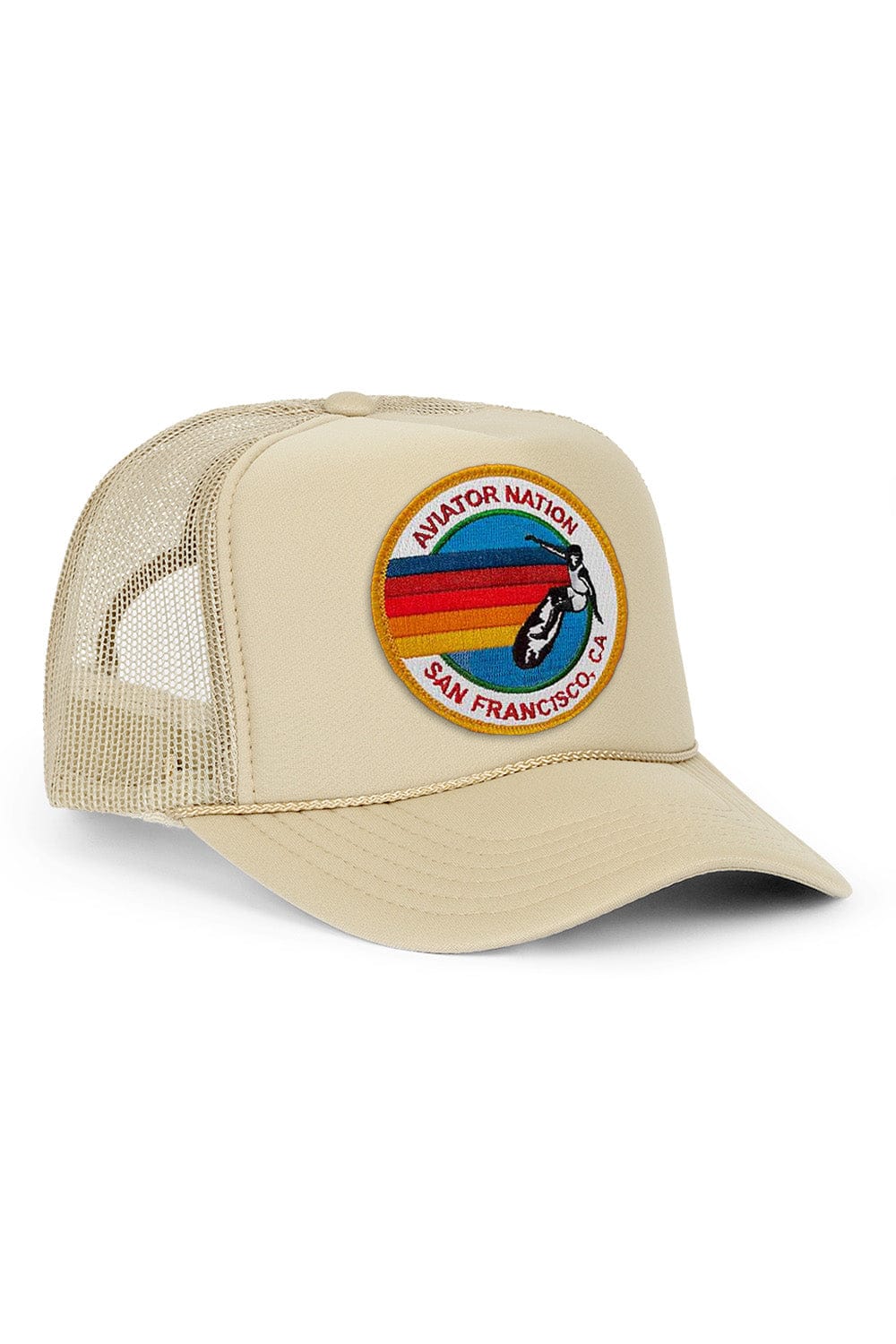 Retro AVIATOR NATION SAN FRANCISCO TRUCKER HAT