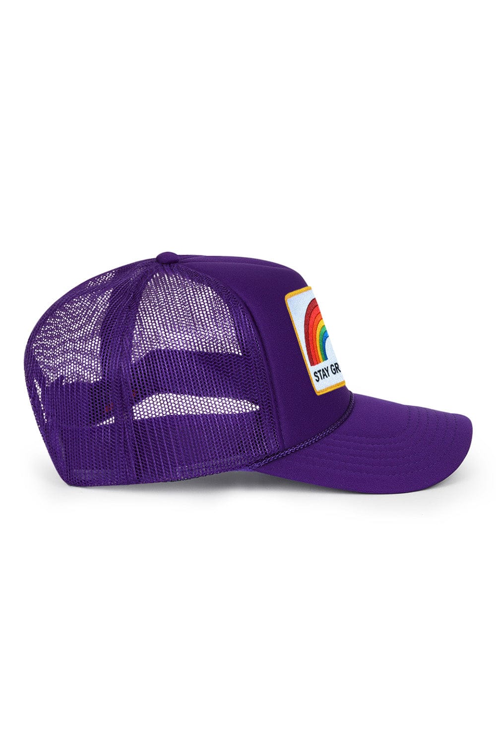 Retro STAY GROUNDED TRUCKER HAT