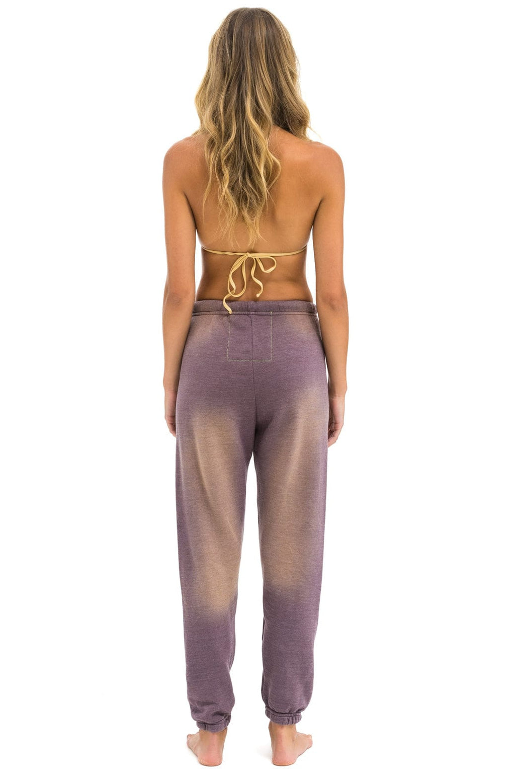 Retro VENICE SURFER SWEATPANTS - FADED MOCHA
