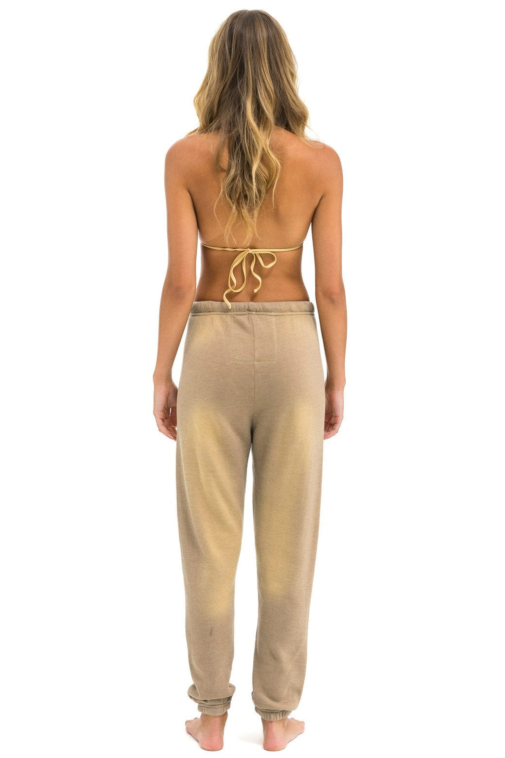 Retro VENICE SURFER SWEATPANTS - FADED TAN