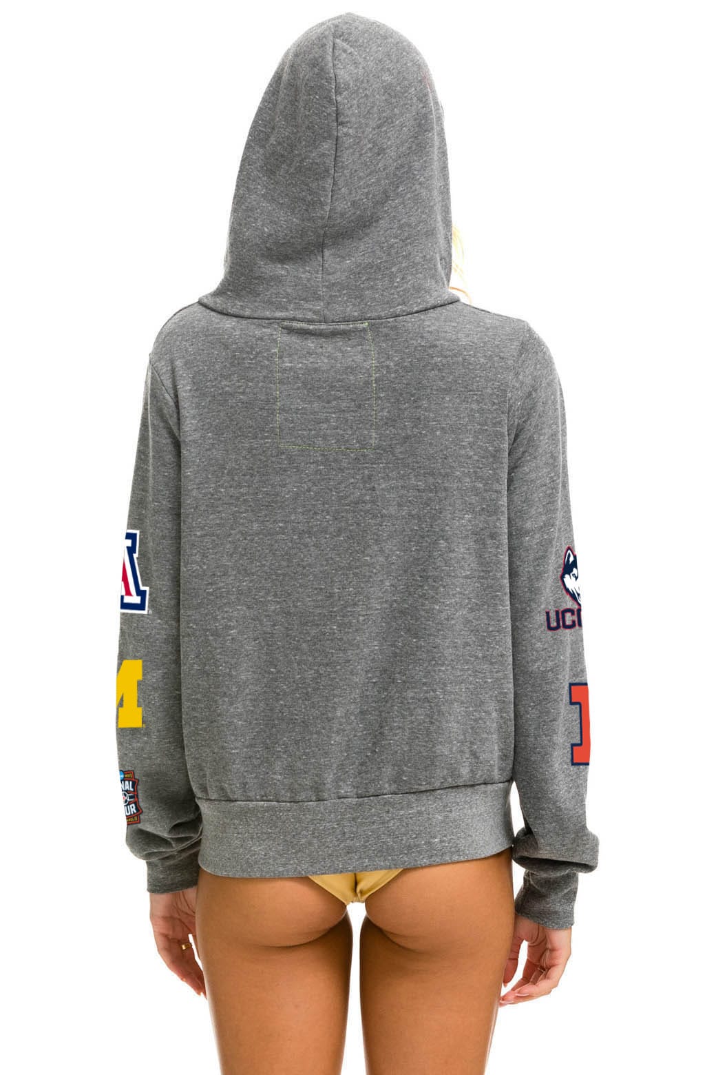 Retro FINAL FOUR INDIANAPOLIS 2026 ZIP HOODIE - HEATHER GREY