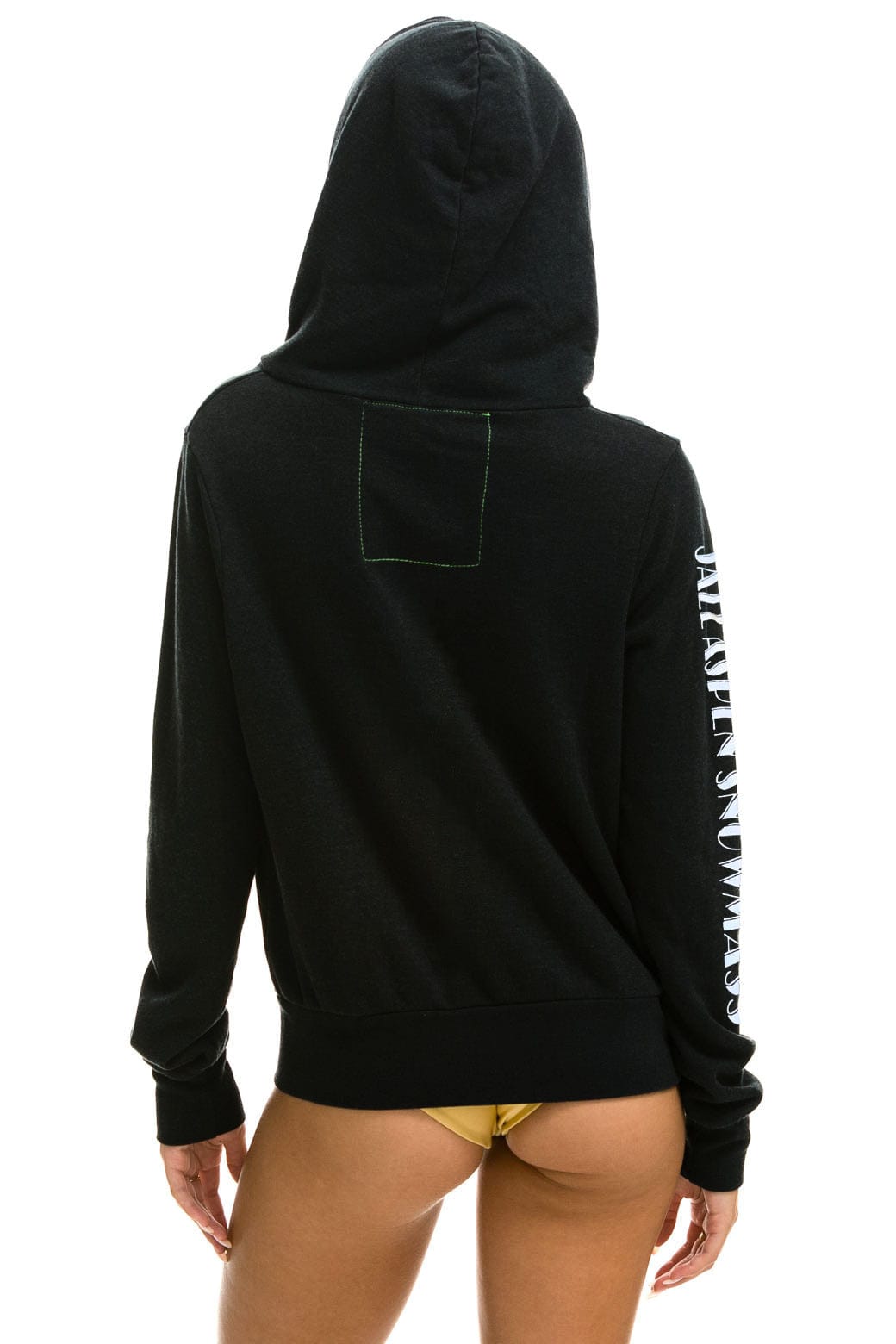 Retro JAZZ ASPEN SNOWMASS 2025 ZIP HOODIE - BLACK