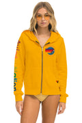 Retro AVIATOR NATION VENICE HOODIE - GOLD