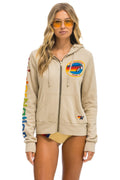 Retro AVIATOR NATION MIAMI HOODIE - SAND