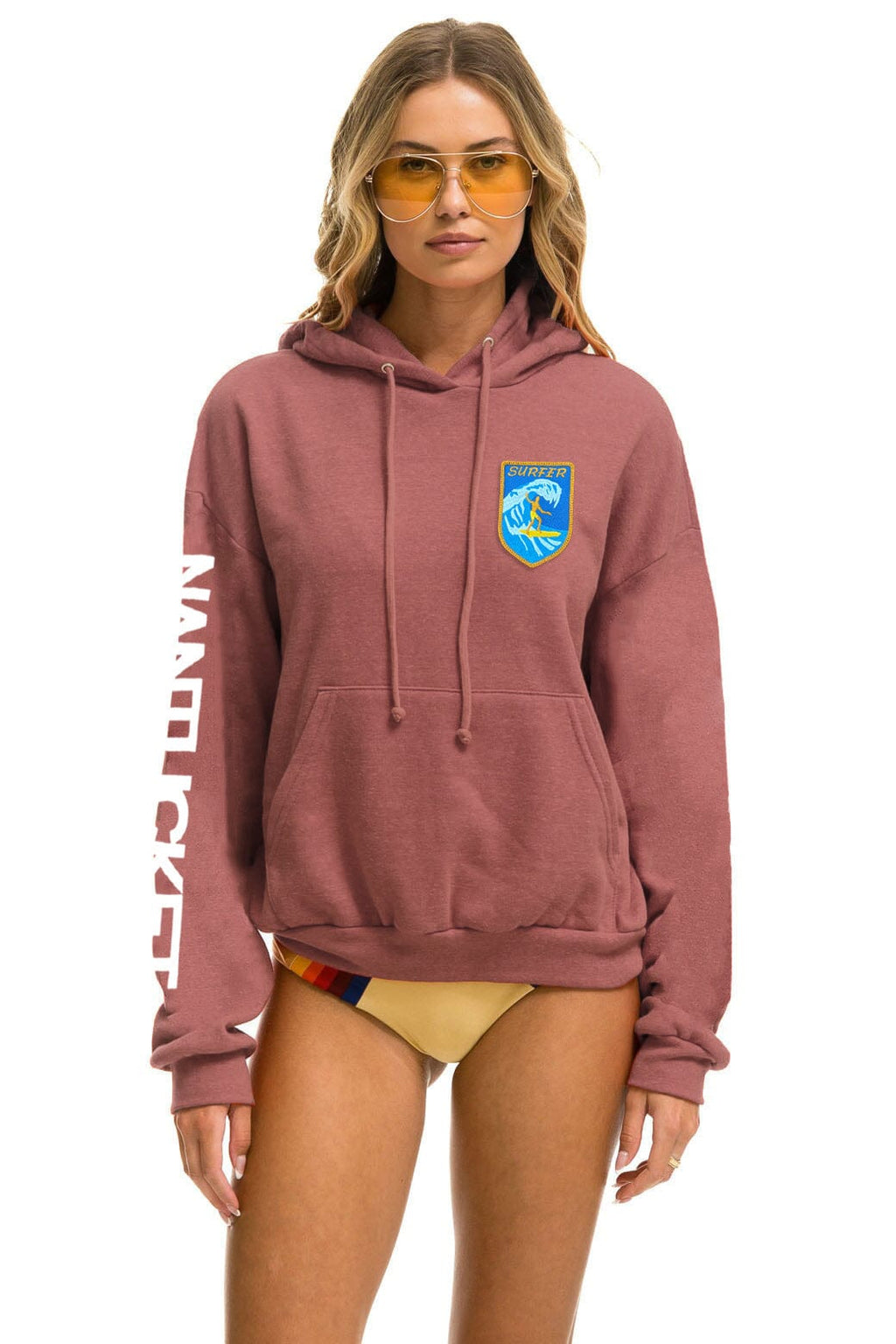 Retro NANTUCKET 2025 PULLOVER RELAXED HOODIE - SALMON