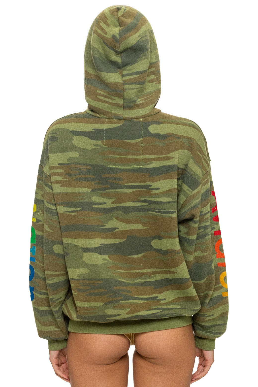 Retro AVIATOR NATION RELAXED VENICE PULLOVER HOODIE - CAMO