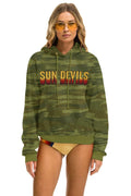 Retro ASU SUN DEVILS PULLOVER HOODIE RELAXED - CAMO