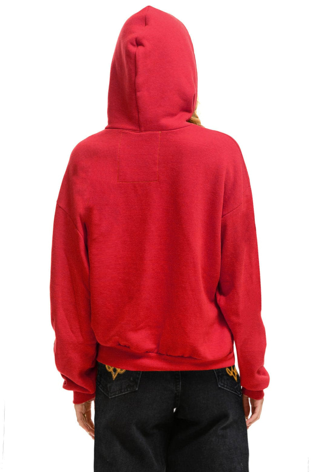 Retro NEW ENGLAND PATRIOTS HELMET RELAXED PULLOVER HOODIE - FLASH RED