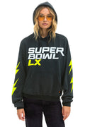 Retro SUPER BOWL 2026 BOLT RELAXED PULLOVER HOODIE - CHARCOAL
