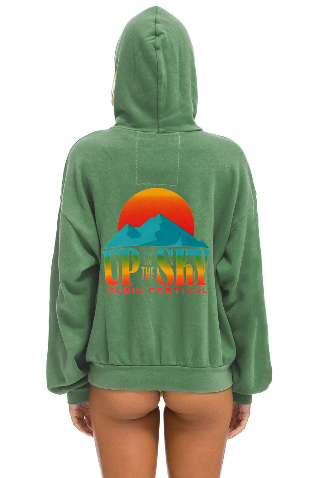 Retro UP IN THE SKY 2026 RELAXED PULLOVER HOODIE - PALM