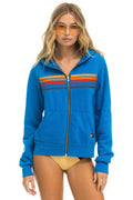 Retro 5 STRIPE HOODIE - OCEAN