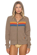 Retro 5 STRIPE HOODIE - TAUPE