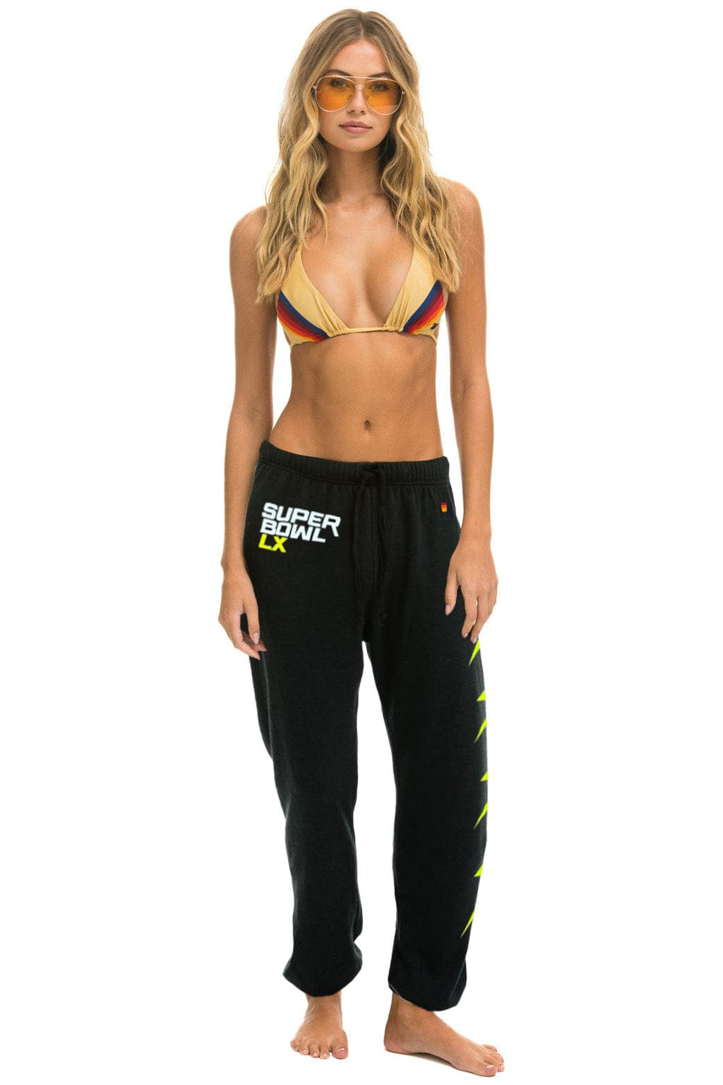 Retro SUPER BOWL 2026 BOLT UNISEX SWEATPANTS - CHARCOAL