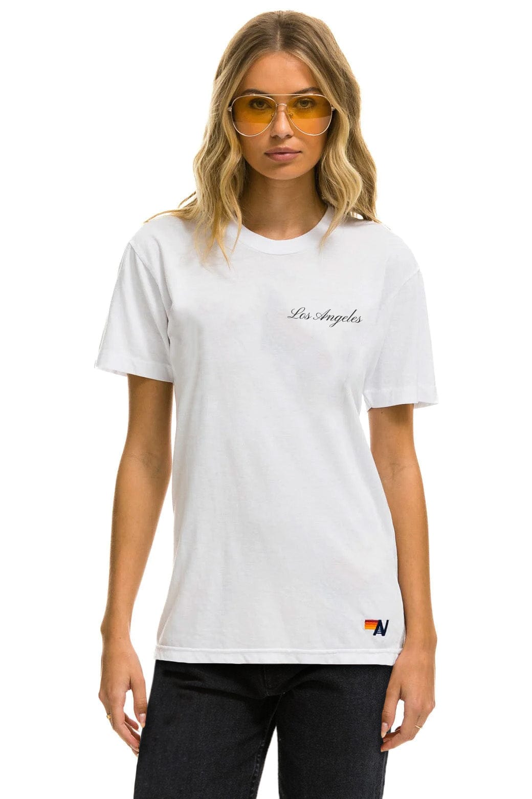 Retro CHAD SMITH DREAMLAND LA FIRES BENEFIT CREW TEE - WHITE