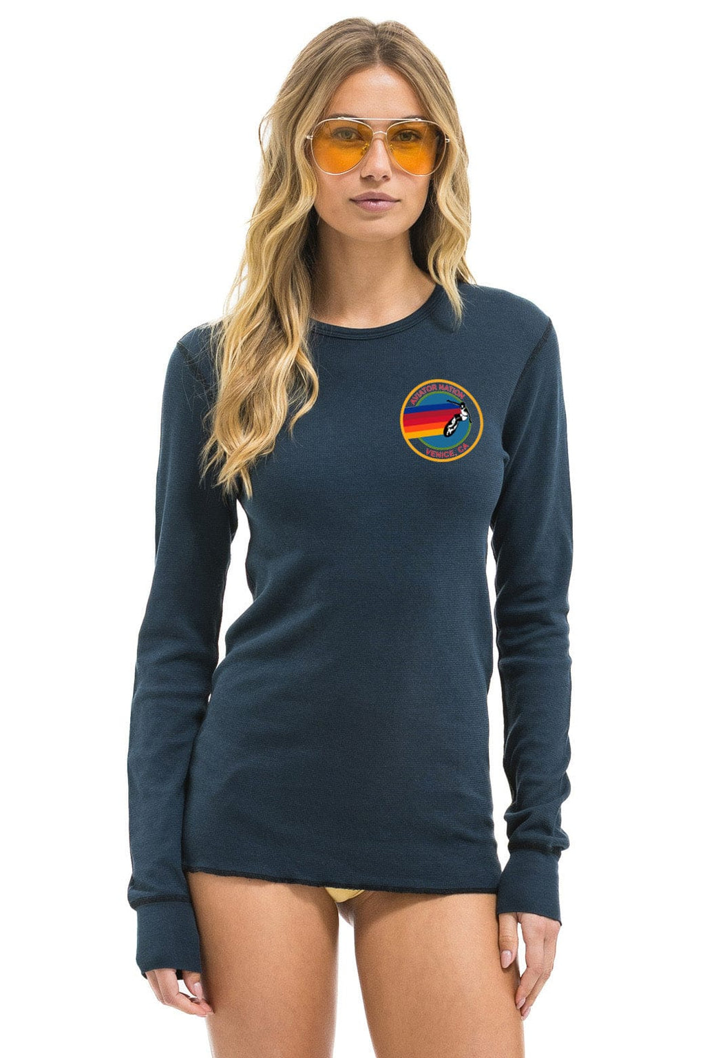 Retro AVIATOR NATION VENICE THERMAL - CHARCOAL