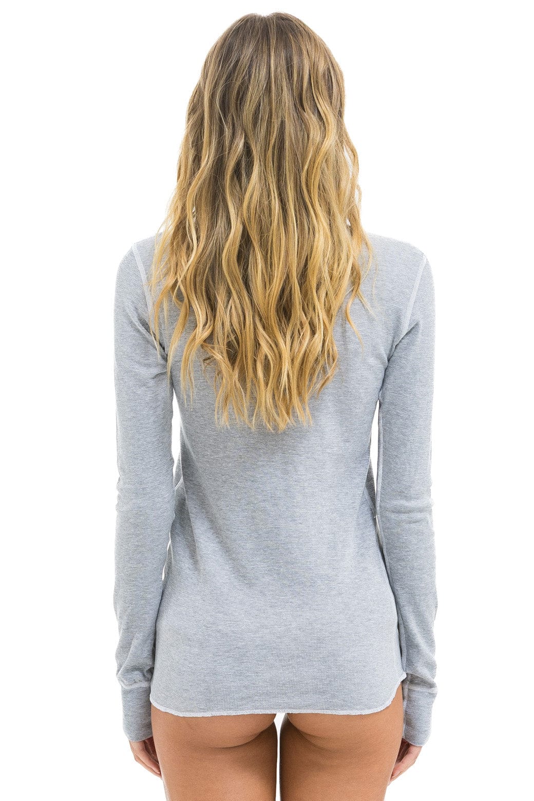Retro AVIATOR NATION VENICE THERMAL - HEATHER GREY