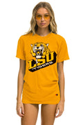 Retro LSU BOLT CREW TEE SHIRT - GOLD