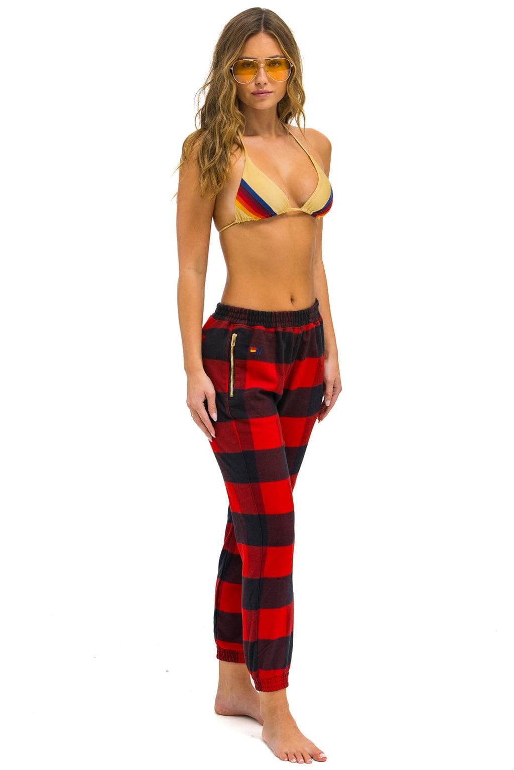 Retro PLAID LODGE PANT - BUFFALO PLAID