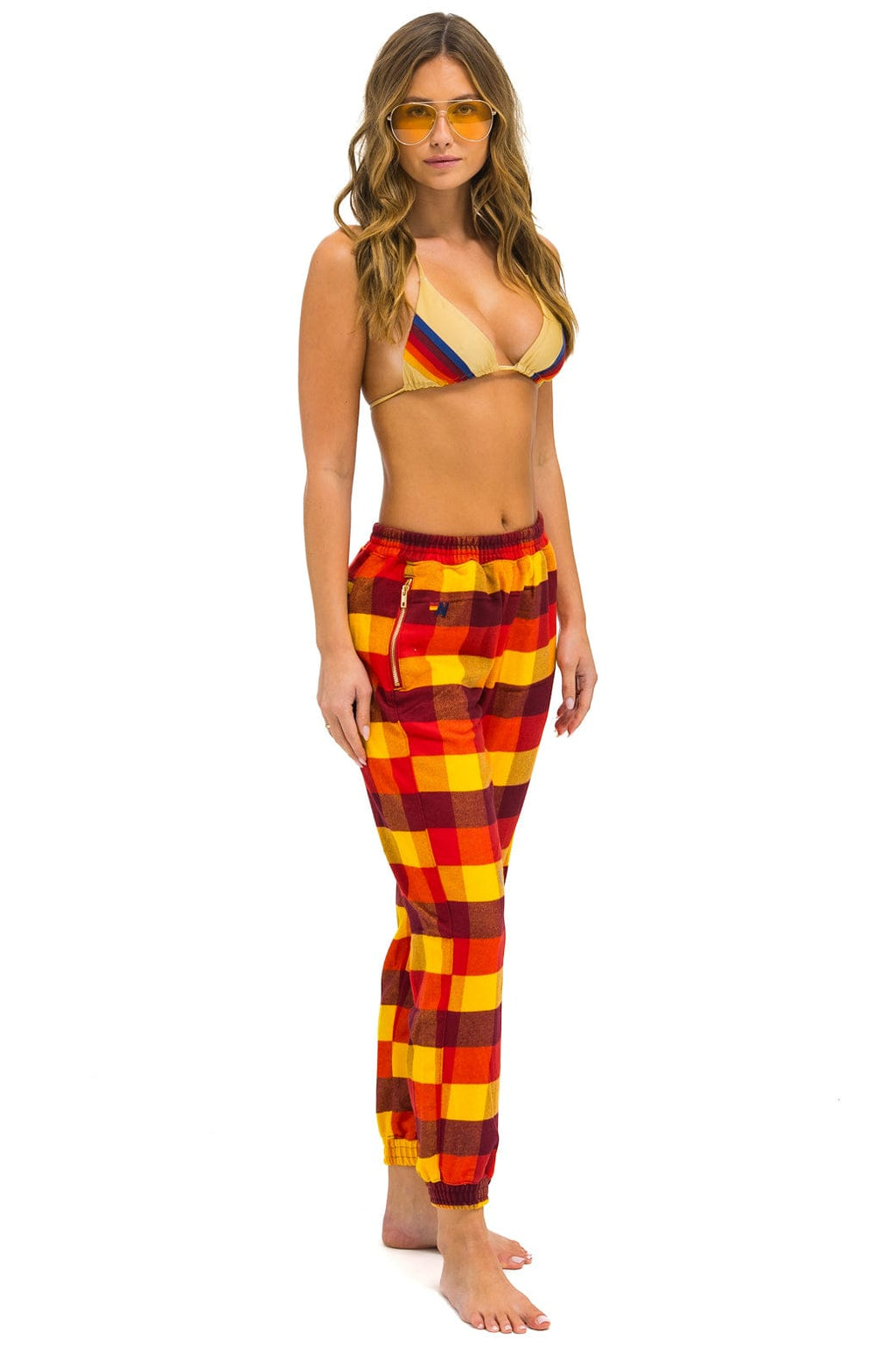 Retro PLAID LODGE PANT - SURFY PLAID