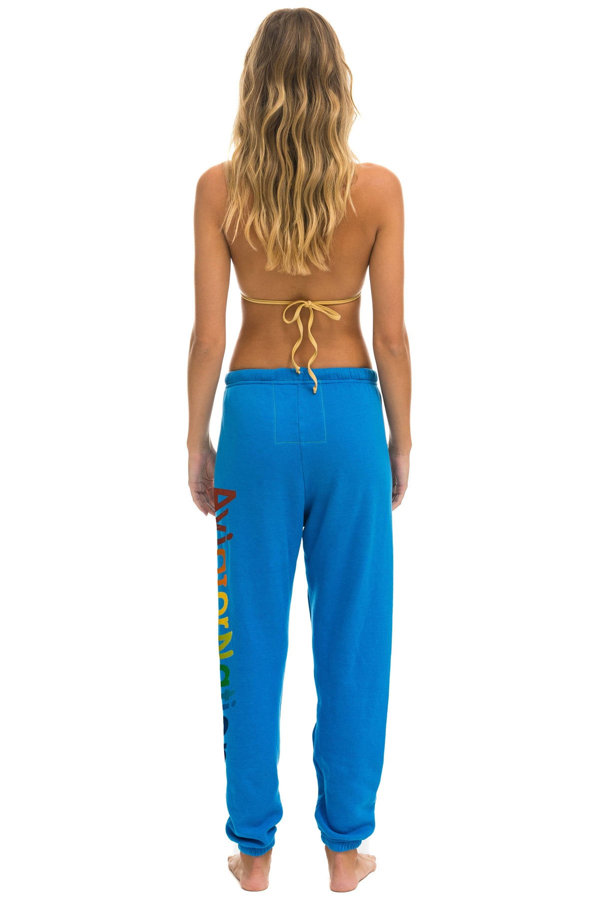 Retro AVIATOR NATION VENICE SWEATPANTS - OCEAN