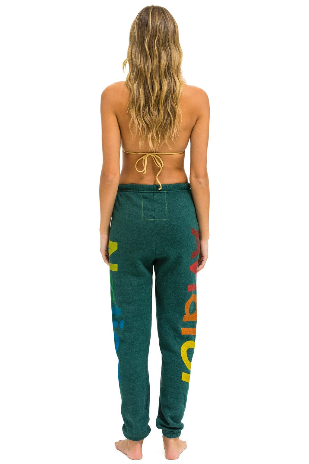 Retro AVIATOR NATION 2 SWEATPANTS - FOREST