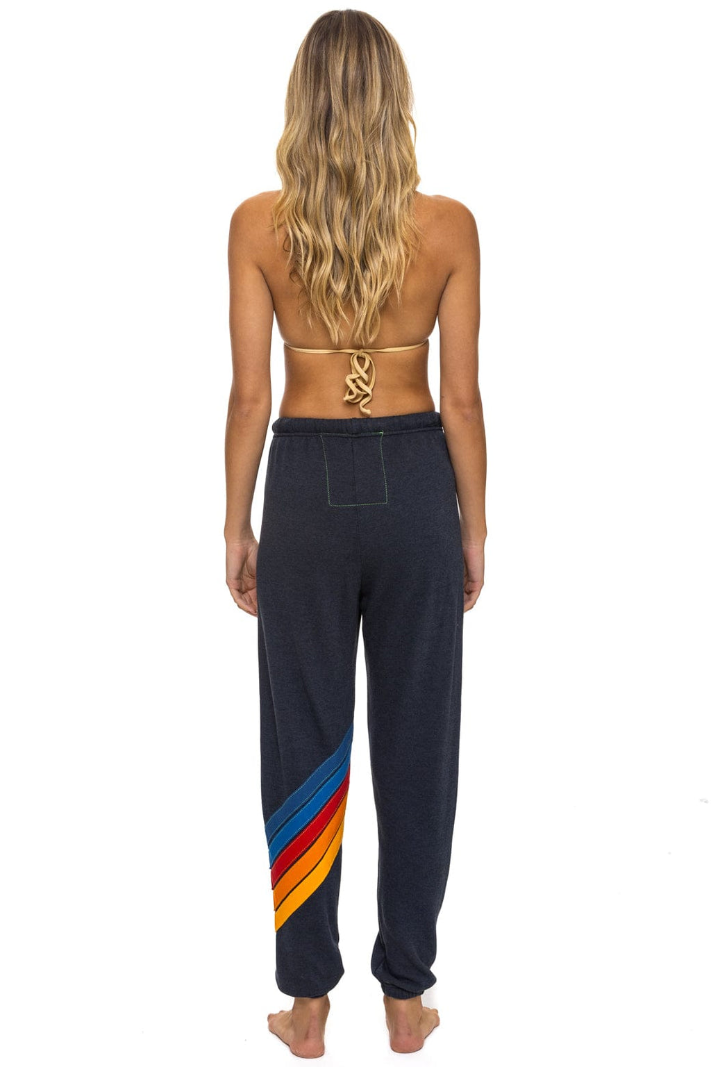Retro ALL SEASONS CIRCLE CHEVRON SWEATPANTS - CHARCOAL