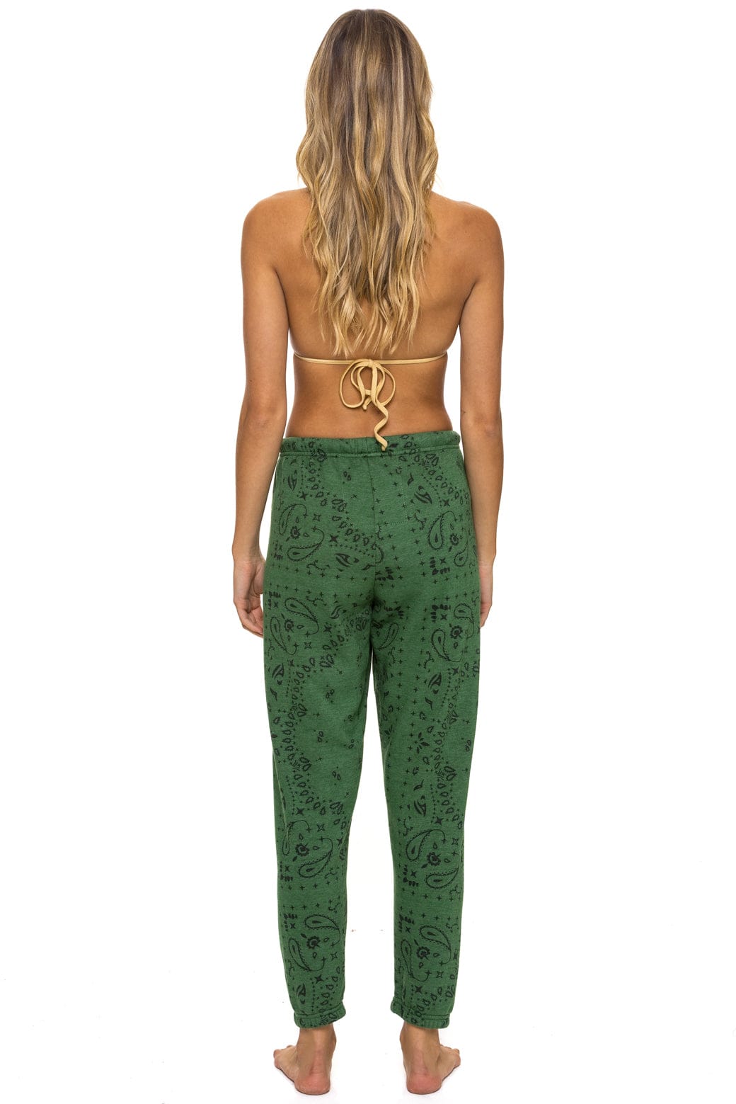Retro BANDANA SWEATPANTS - PALM