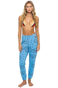 Retro BANDANA SWEATPANTS - SKY