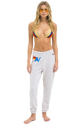 Retro LOGO SWEATPANTS - DOVE