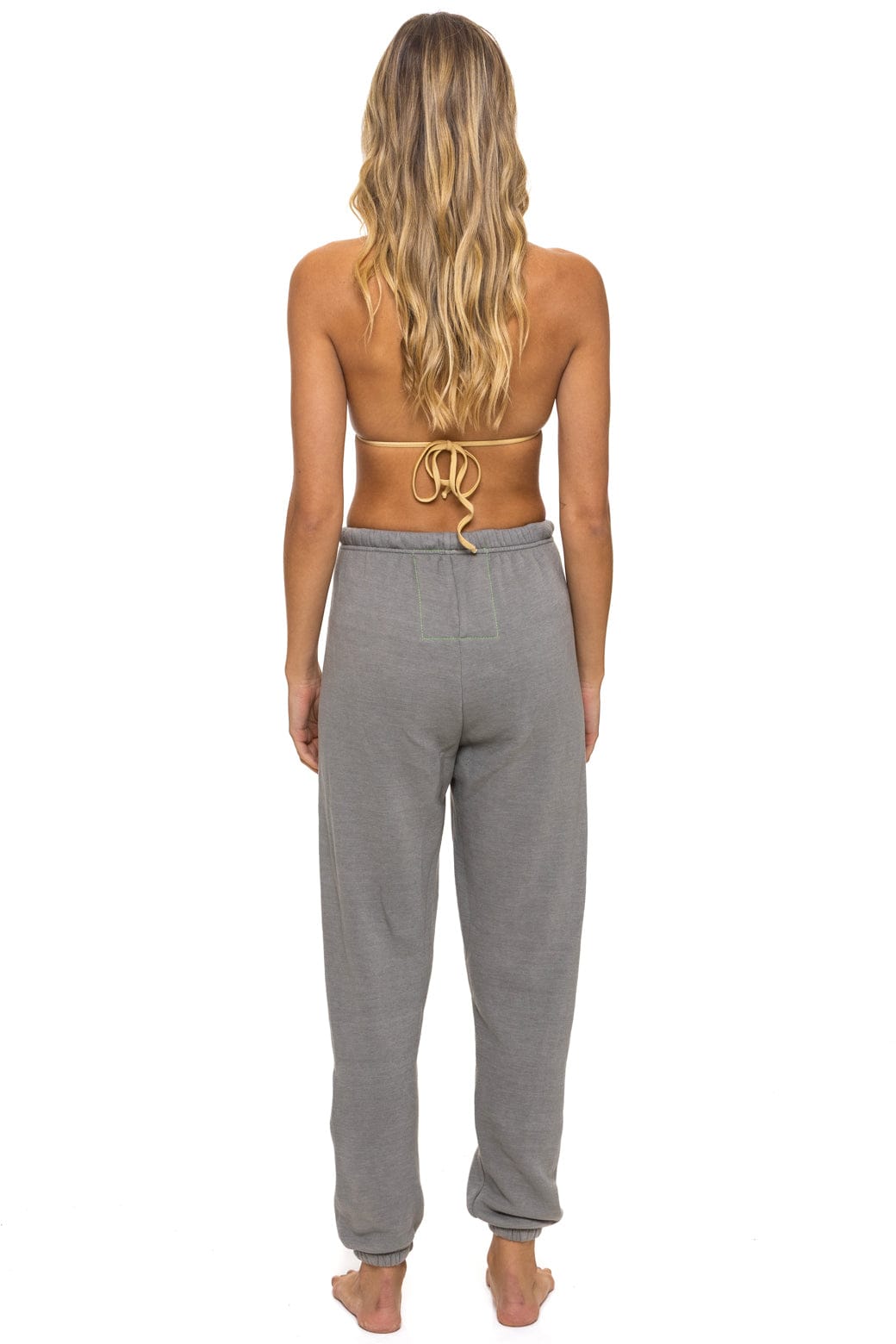 Retro LOGO SWEATPANTS - SLATE