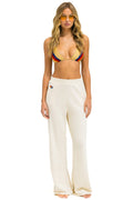 Retro WIDE LEG POCKET SWEATPANTS - VINTAGE WHITE