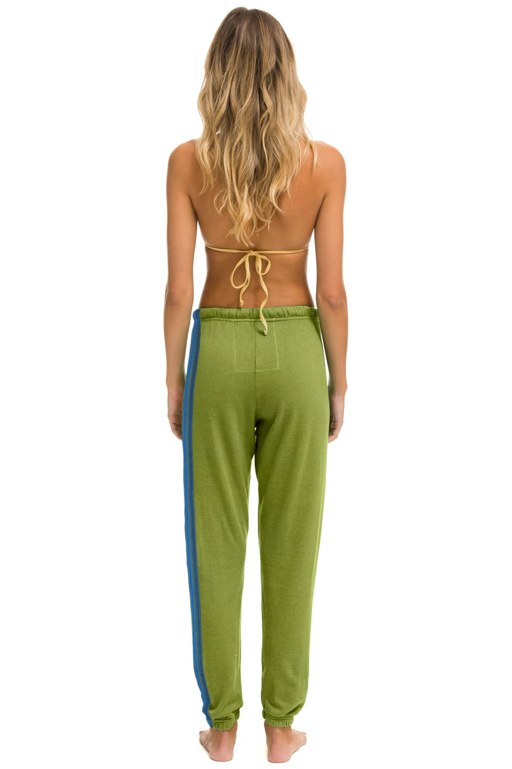Retro 5 STRIPE SWEATPANTS - JUNGLE GREEN
