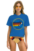 Retro SIGNATURE VENICE BOYFRIEND TEE - ADVENTURE BLUE