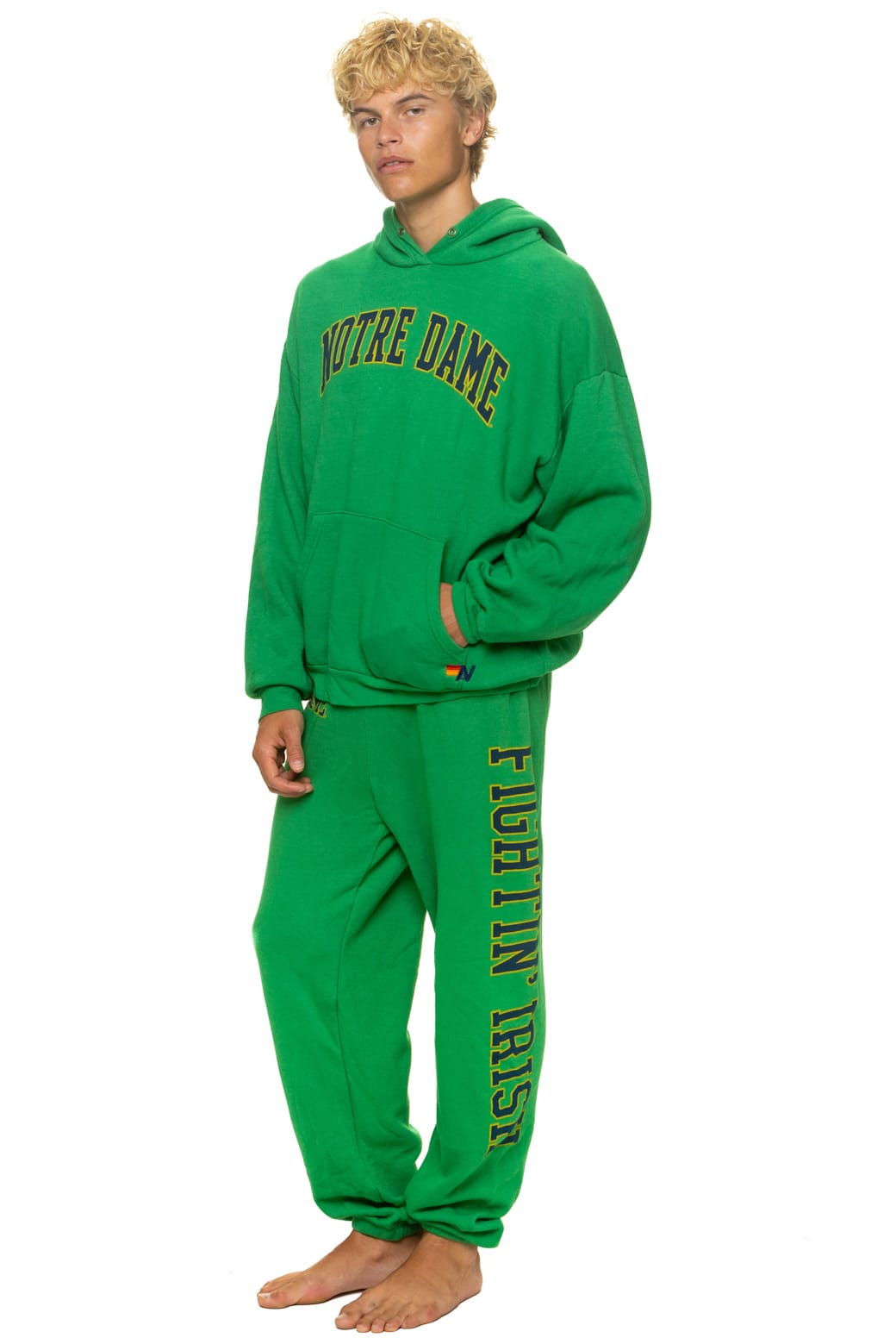 Retro NOTRE DAME 2026 UNISEX SWEATPANTS - KELLY GREEN