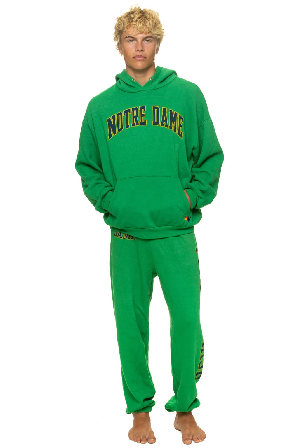 Retro NOTRE DAME 2026 UNISEX SWEATPANTS - KELLY GREEN
