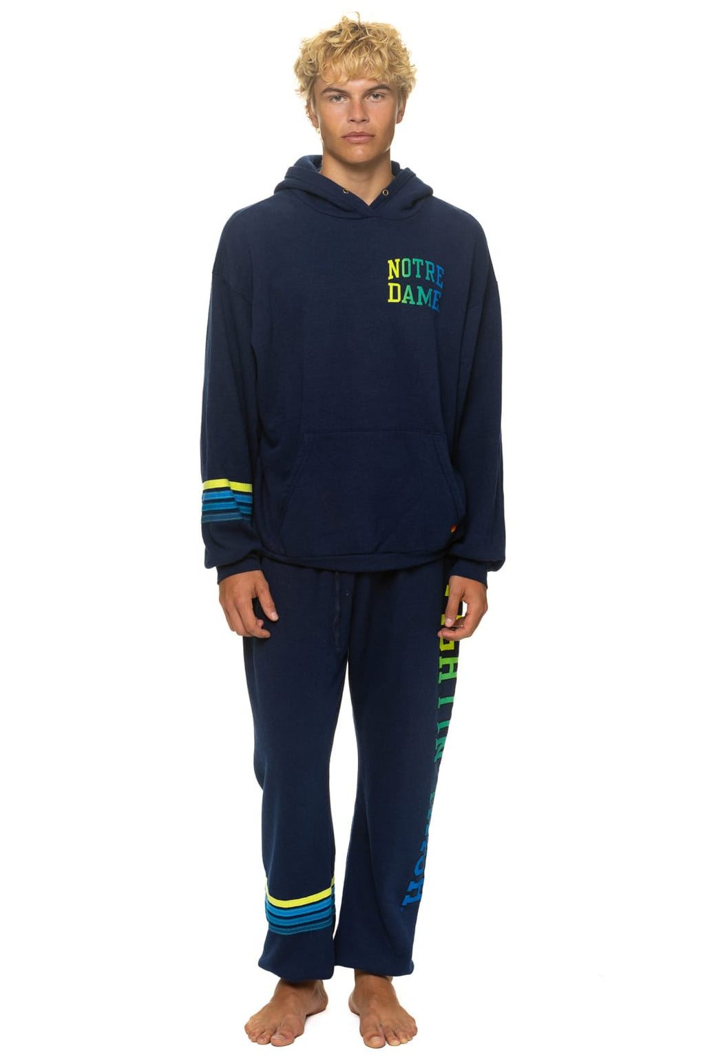 Retro NOTRE DAME 2026 UNISEX POCKET SWEATPANTS - NAVY