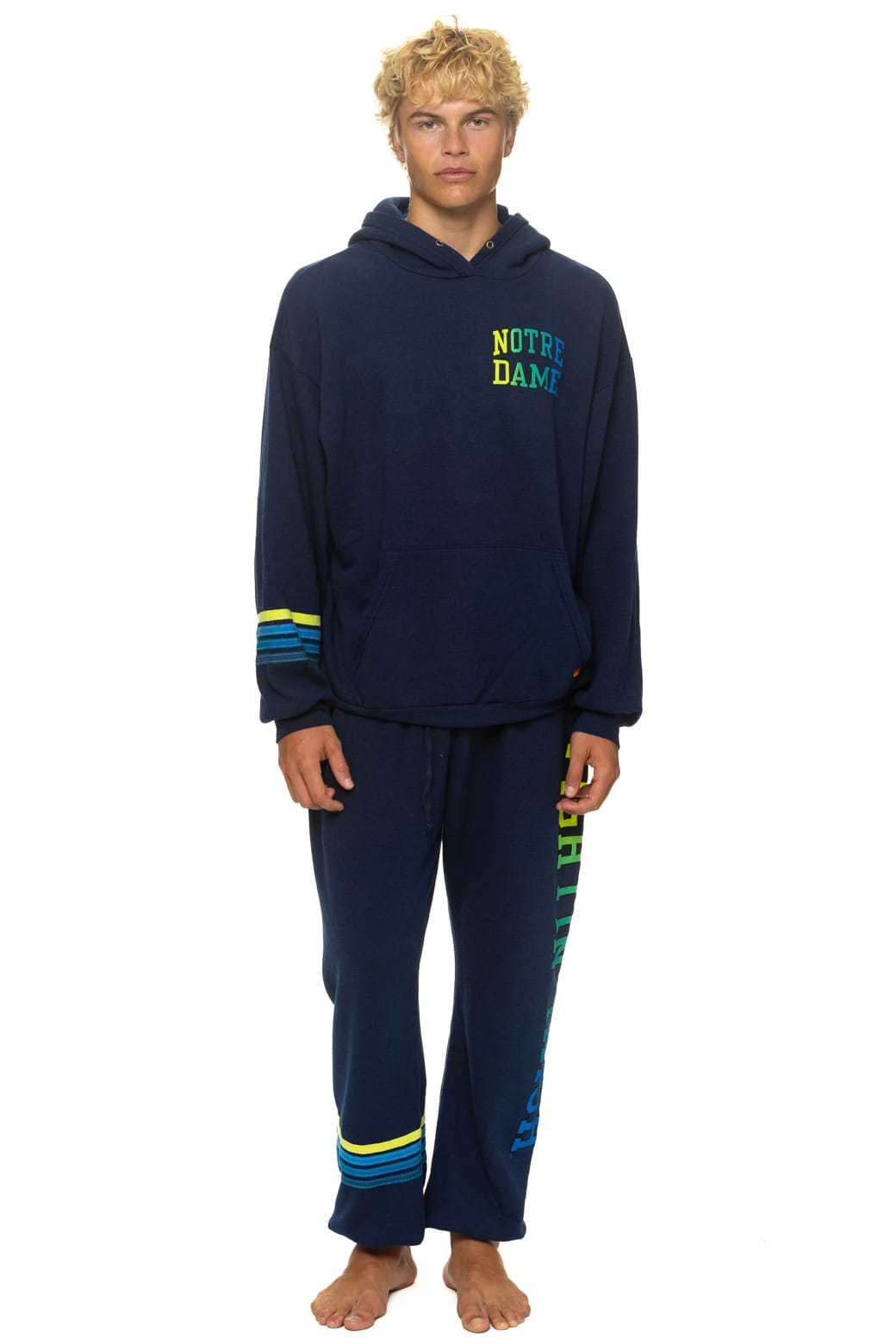 Retro NOTRE DAME 2026 UNISEX POCKET SWEATPANTS - NAVY