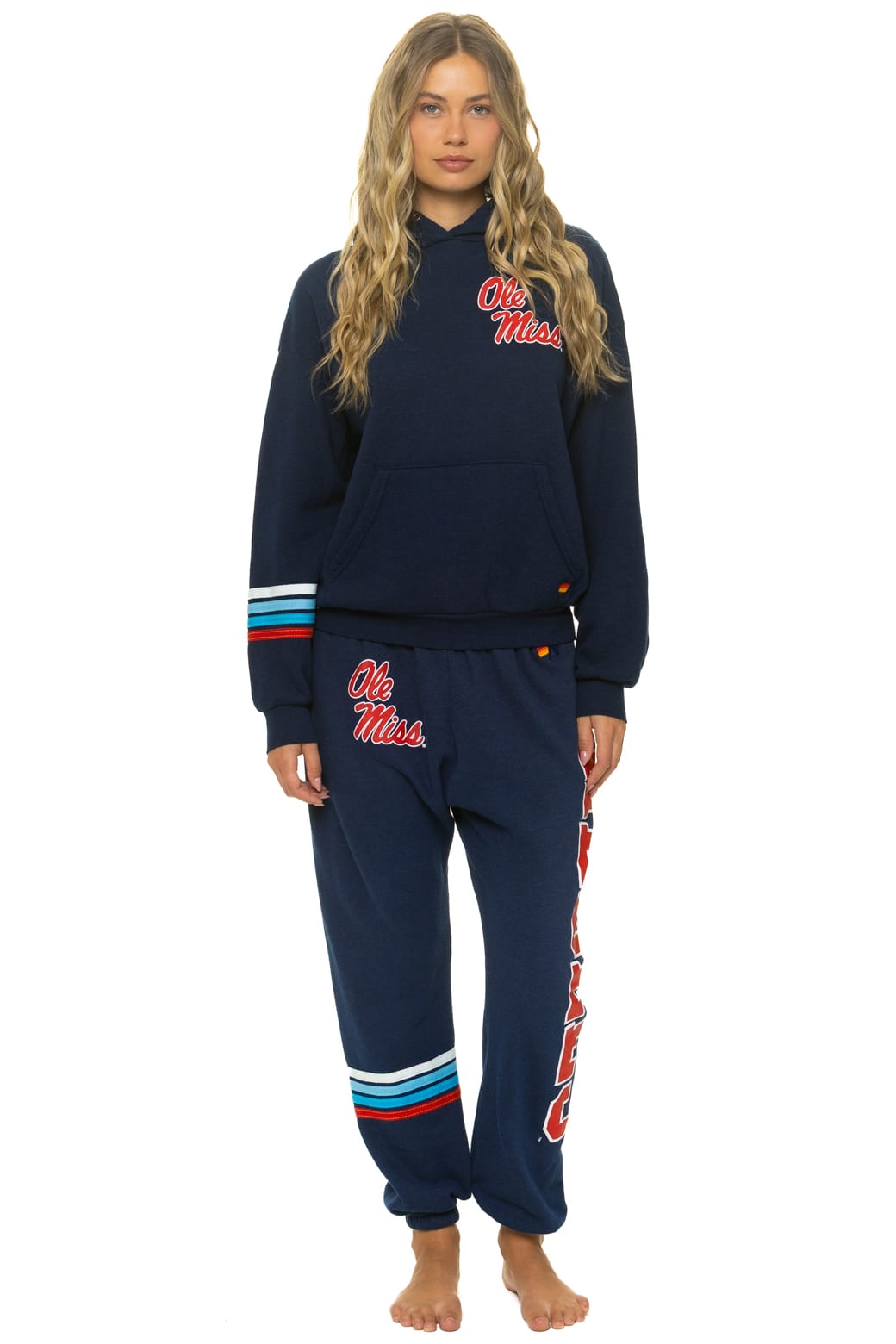 Retro OLE MISS 2026 UNISEX POCKET SWEATPANTS - NAVY
