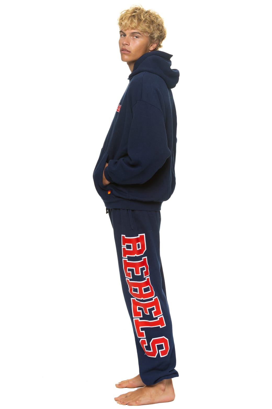 Retro OLE MISS 2026 UNISEX POCKET SWEATPANTS - NAVY