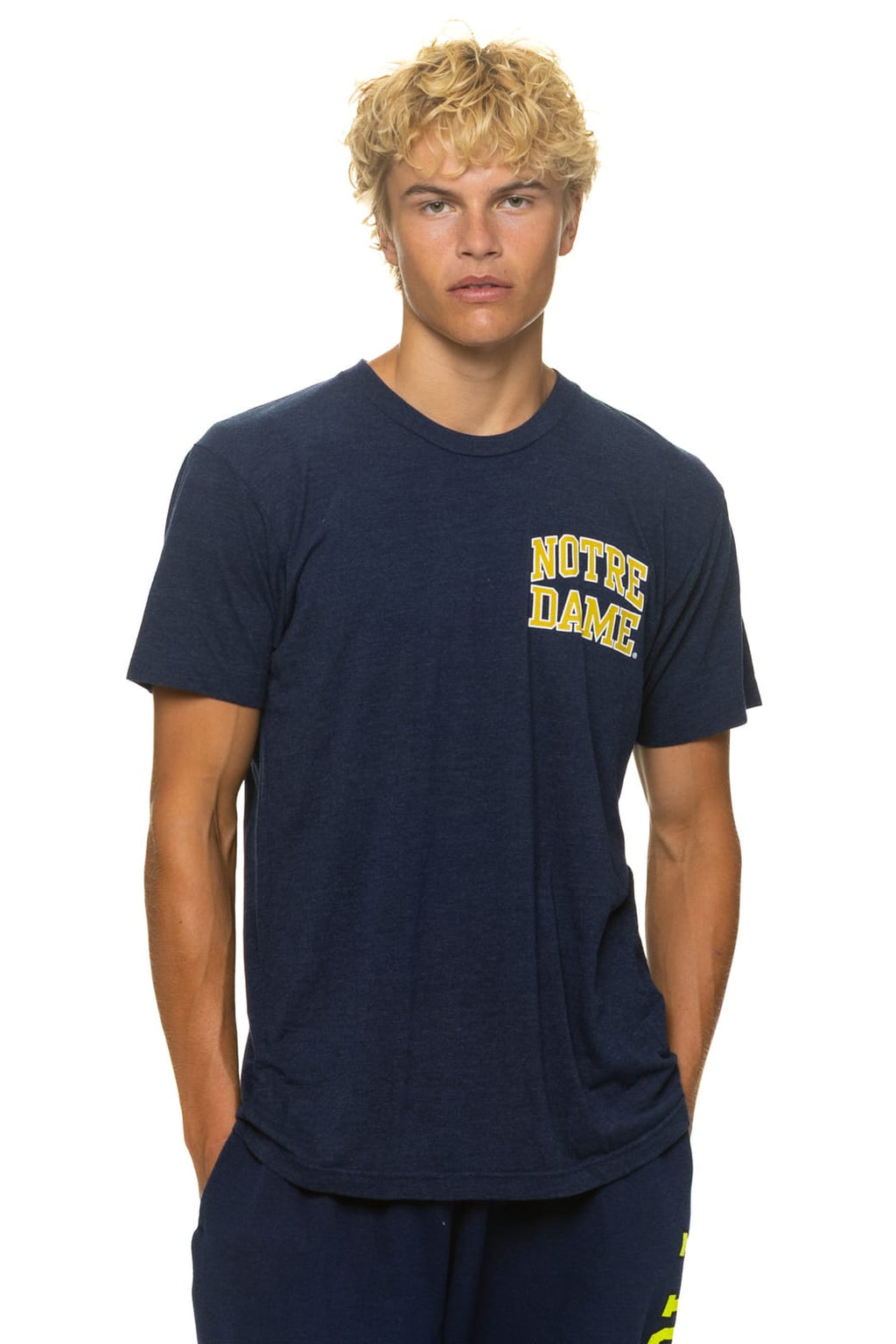 Retro NOTRE DAME 2026 CREW TEE SHIRT - NAVY