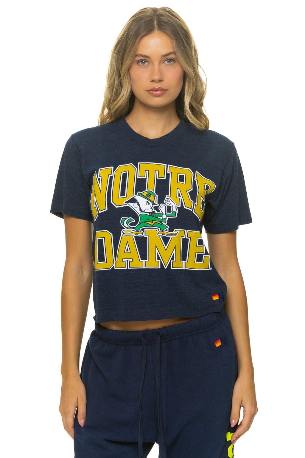 Retro NOTRE DAME 2026 BOYFRIEND TEE - NAVY