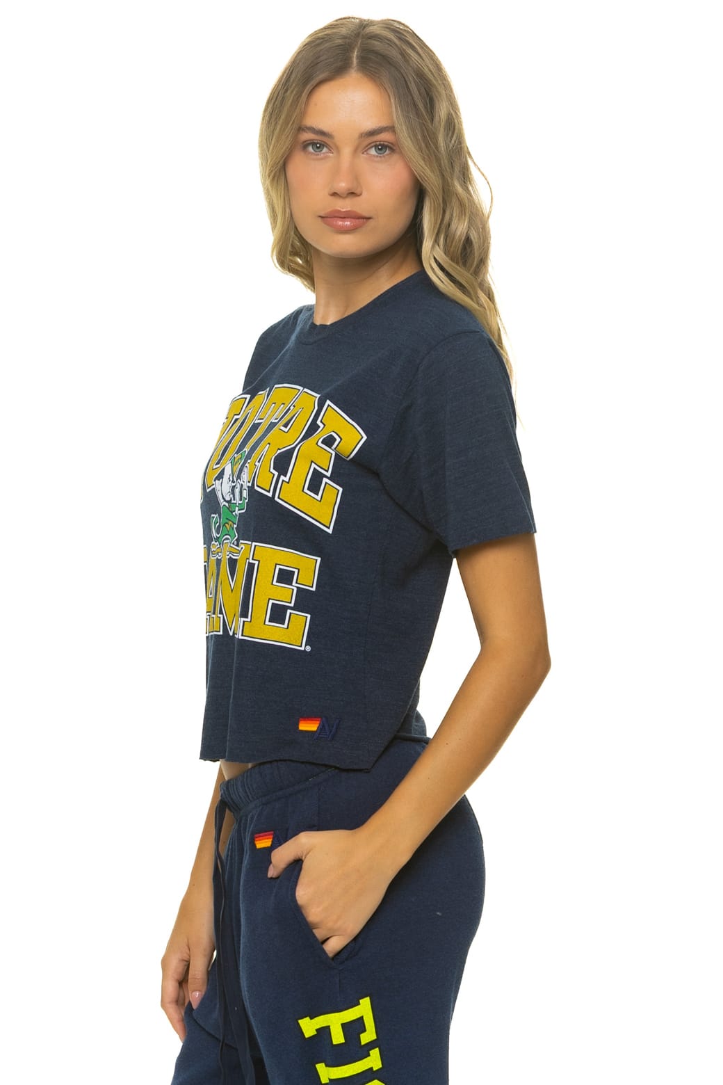 Retro NOTRE DAME 2026 BOYFRIEND TEE - NAVY