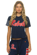 Retro OLE MISS 2026 BOYFRIEND TEE - NAVY
