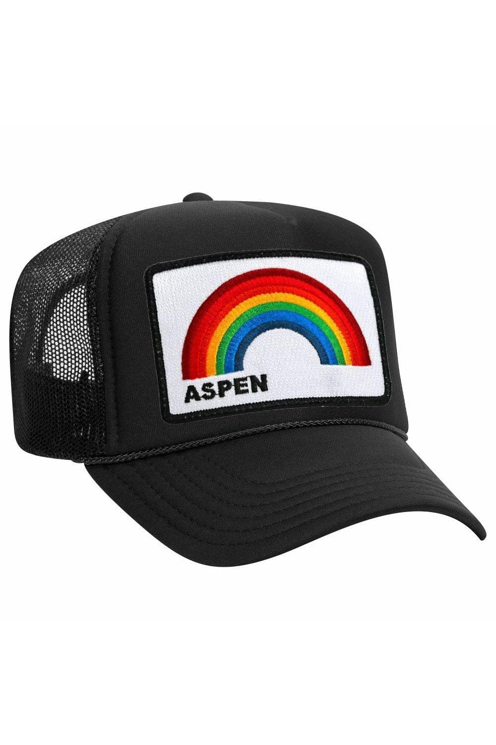 Retro ASPEN RAINBOW TRUCKER HAT