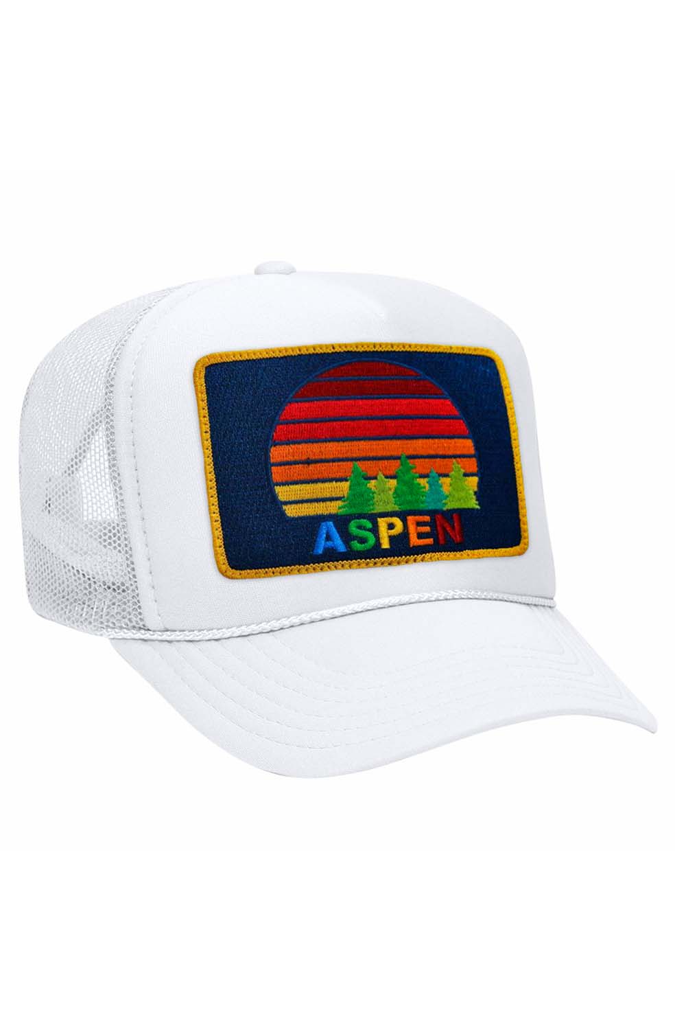 Retro ASPEN SUNSET TRUCKER HAT