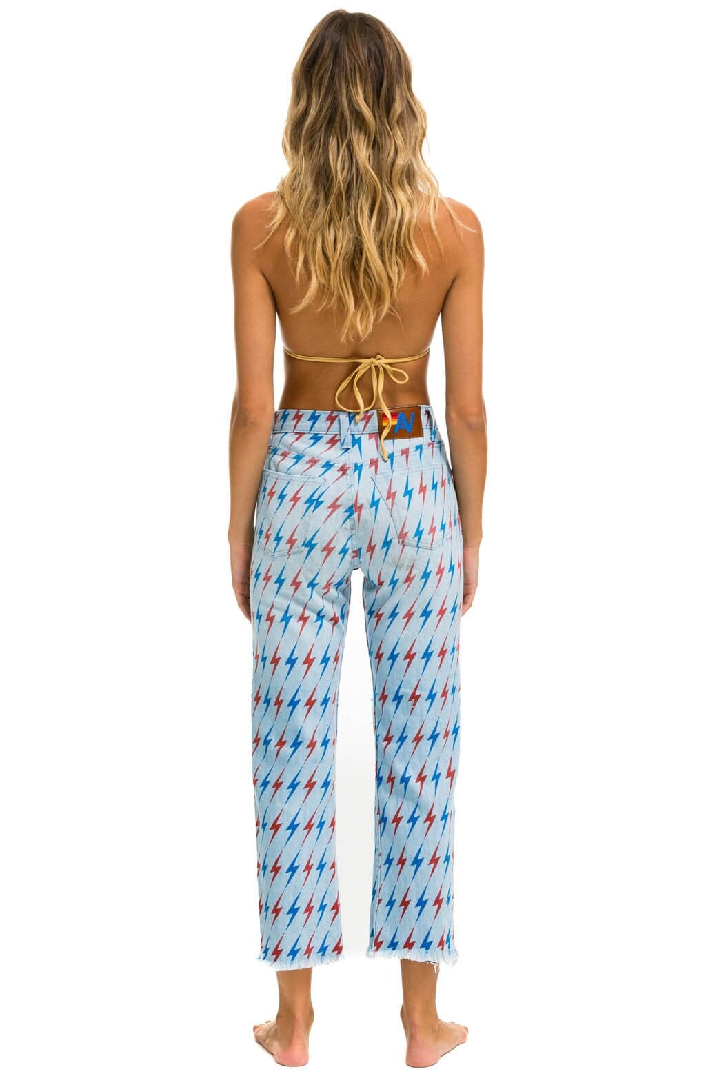 Retro AVIATOR BOLT MID RISE RELAXED SURFER JEAN - SUPER LIGHT