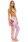 Retro AVIATOR NATION 2 SWEATPANTS - MAUVE